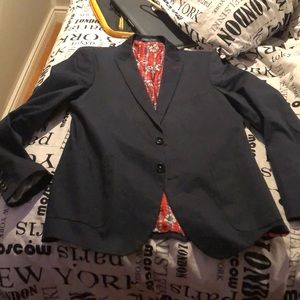 Paisley&gray blue blazer